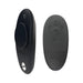 The We-Vibe Moxie+ is a discreet black wearable panty vibrator with curved edges, controlled via a wireless remote with intuitive buttons or the app for hands-free pleasure anytime.