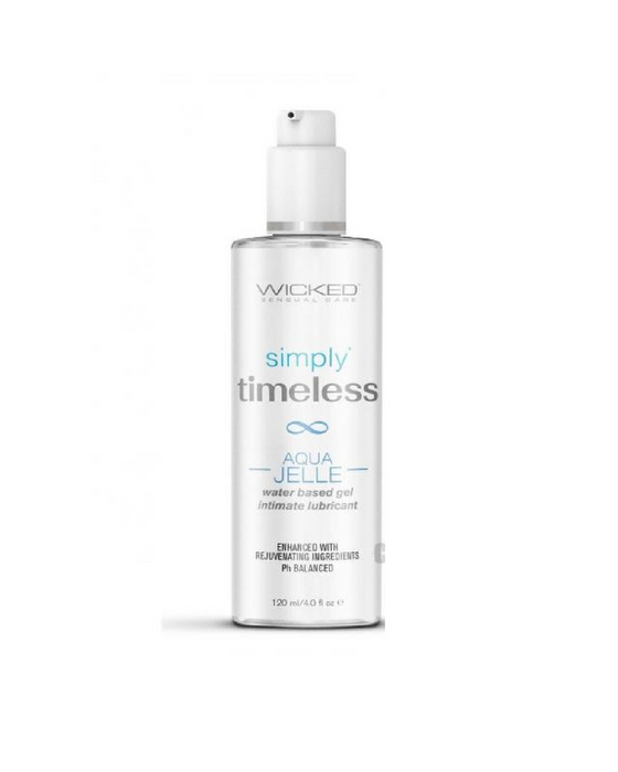 Wicked Simply Timeless Jelle Water Based Lubricant - 4 oz