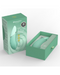Womanizer Next  Pleasure Air Clitoral Vibrator - Sage Green open box next to lid 