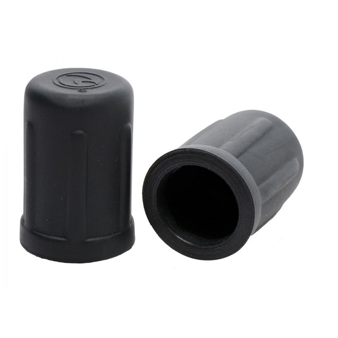 Two Viper Super Suction Nipple Suckers in black rubber are shown on a plain white background—one upright, the other lying on its side with the open end facing forward.