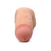 The Loadz Squirting 7 Inch Vanilla Tone Dildo - Squeeze and Squirt is a lifelike, flesh-toned silicone penis model shown against a white background, with the head and shaft clearly visible for realistic look and feel.