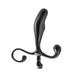 The Anal Adventures Prostate Stimulator - Black by Blush is a striking, abstract sculpture designed with a smooth, elongated body and three curved extensions at the base. This minimalist piece resembles an artistic interpretation of a figure with outstretched arms and a raised leg. Made from premium silicone, it exudes both elegance and durability.