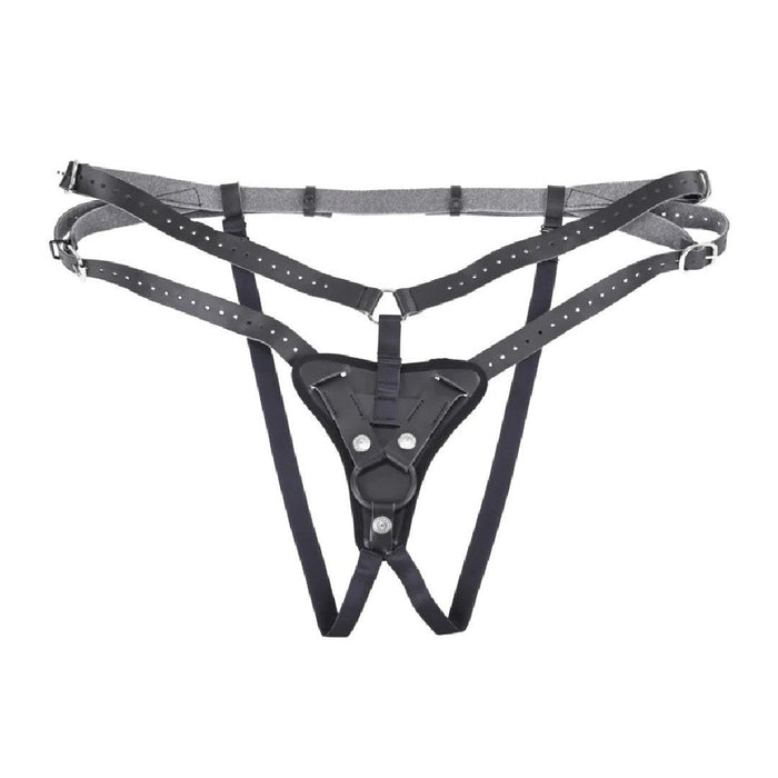 Aurora High Waisted Adjustable Strap on Harness by Sportsheets, isolated on a white background.