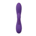 The Fever Dream Beginner G-Spot Rabbit Vibrator is a purple silicone toy with a curved, ergonomic design for G-spot stimulation and a power button near the base, displayed against a white background.
