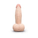 The b-Vibe Slipskin Girthy Real Feel 6 Inch Silicone Dildo in Vanilla Tone offers a realistic, playful experience with its large, lifelike design.
