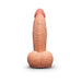 The b-Vibe Slipskin Realistic 6 Inch Girthy Silicone Dildo in Caramel delivers a lifelike, playful experience with a satisfying size for added fun.