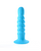Kendall Firm Silicone 8 Inch Ribbed Dildo - Blue