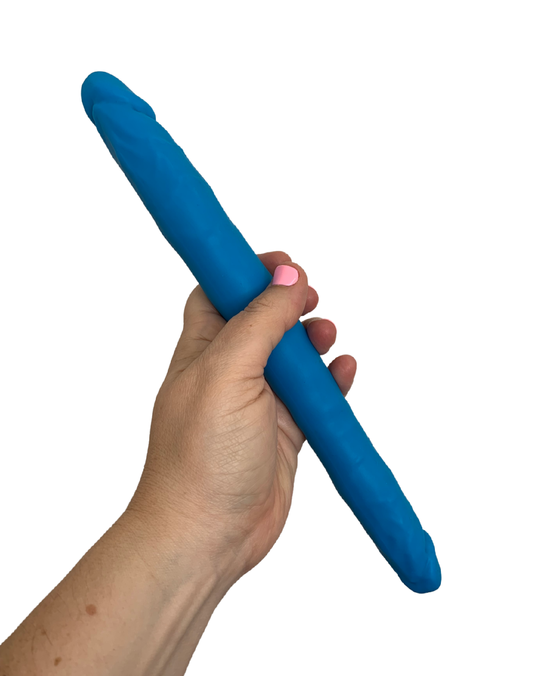 Colours 12 Inch Double Ended Blue Silicone Dildo Bettys Toy Box — BTB Shop