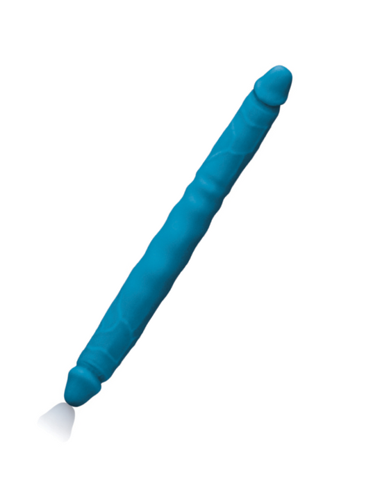 Colours 12 Inch Double Ended Dildo - Blue