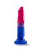 Bisexual Pride 7.5 Inch Silicone Suction Cup Dildo