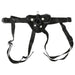 Vibrating Velvet Strap On Harness by Sportsheets