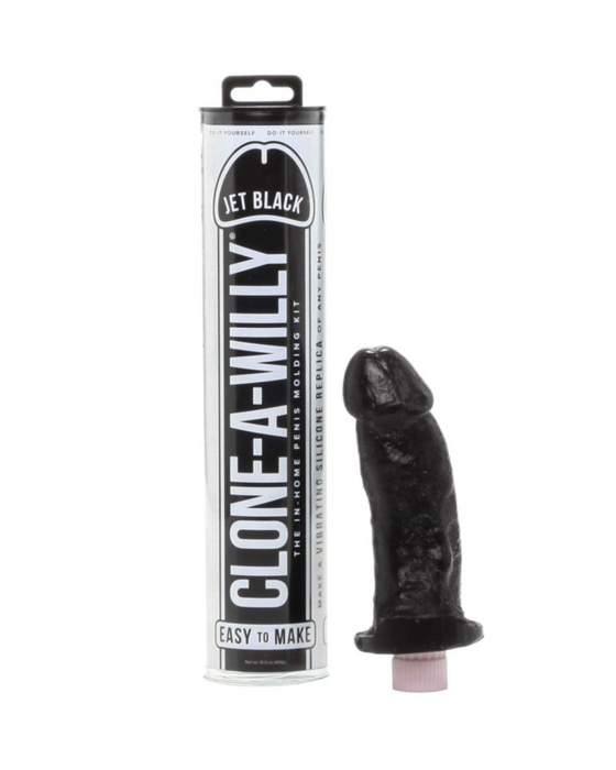Clone A Willy Vibrating Silicone Penis Casting Kit - Black