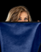 Liberator Fascinator Throw Travel Sized Velvety Sex Blanket - Blue