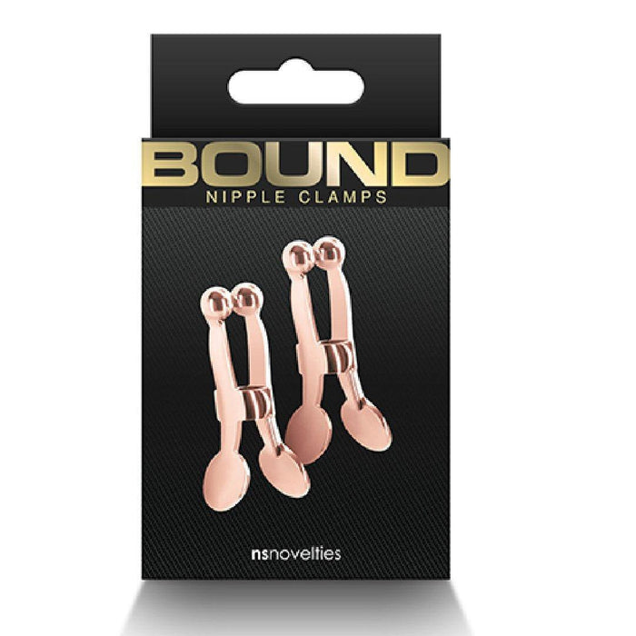 Bound Rose Gold Nipple Clamps