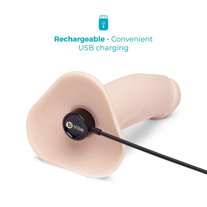 b-Vibe Every Body Vibrating Realistic 6.5 Inch Strap-On Kit