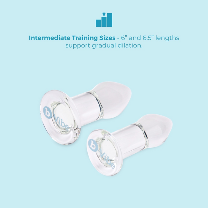 b-Vibe Intermediate Glass Anal Dilator Set