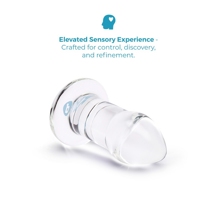 b-Vibe 7.5 Inch Glass Anal Dilator Plug
