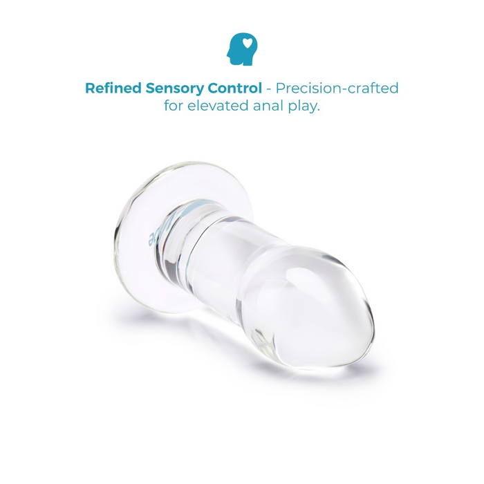 b-Vibe 8 Inch Glass Anal Dilator Plug