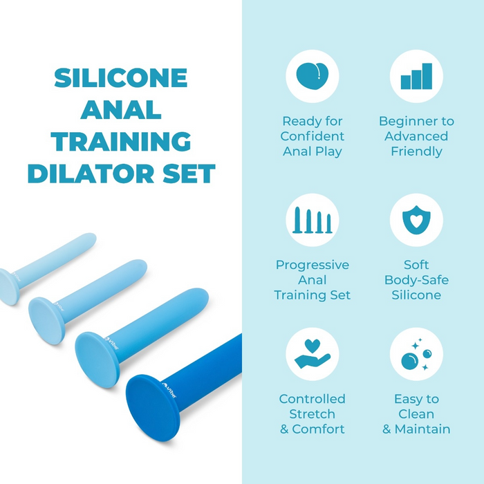 b-Vibe Silicone Anal Training Dilator Set