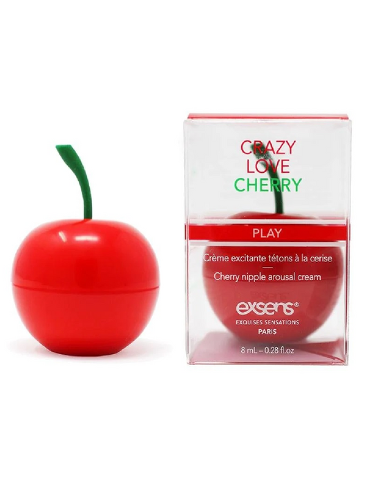 Exsens Crazy Love Flavored Nipple Arousal Cream - Cherry - 8ml