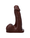 Pop N' Play Silicone Squirting Packer Dildo - Chocolate