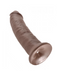 King Cock 9 Inch Suction Cup Dildo - Chocolate