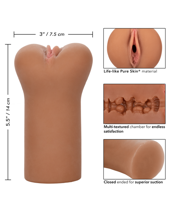 Boundless Pocket Pussy Penis Stroker - Mocha