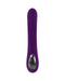 Playboy Curlicue Rabbit Vibrator for Blended Orgasms -Back of the product, displays the magnetic charging port at the bottom 