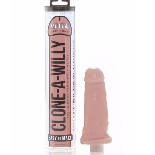 Clone A Willy Vibrating Silicone Penis Casting Kit - Medium Tone