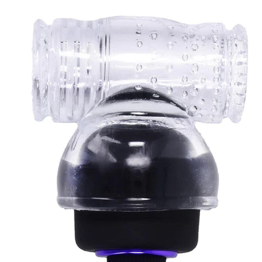Cock Stroker Double Ended Clear Wand Attachment