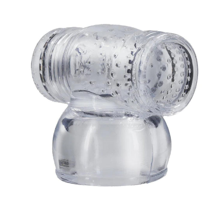 Cock Stroker Double Ended Clear Wand Attachment