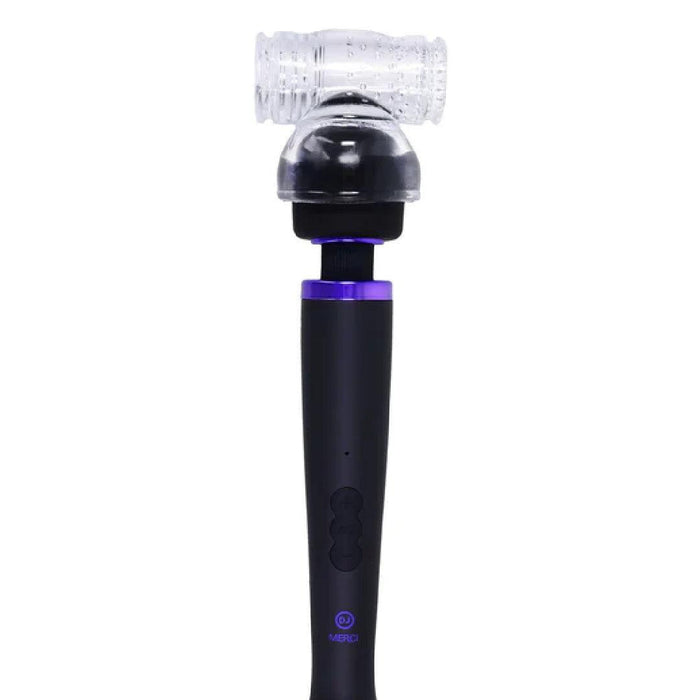 Cock Stroker Double Ended Clear Wand Attachment