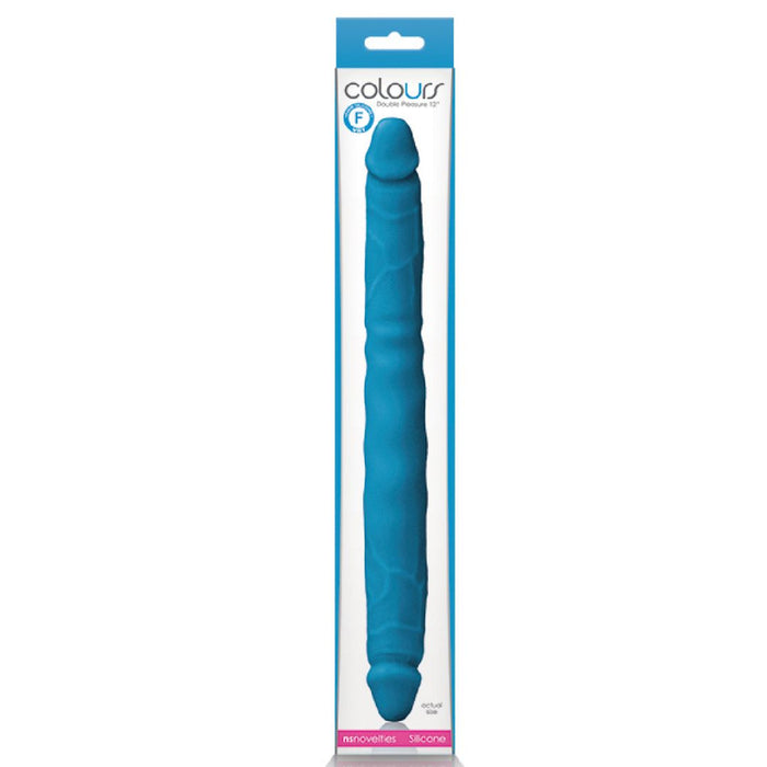 Colours 12 Inch Double Ended Dildo - Blue