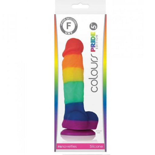 Colours Pride Edition Rainbow Silicone 5 Inch Dildo