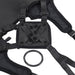 Sportsheets Corset High Waisted Adjustable Strap On Harness with interchangeable O ring, likely part of a piece of equipment for sports or tactical use, displayed on a white background.
