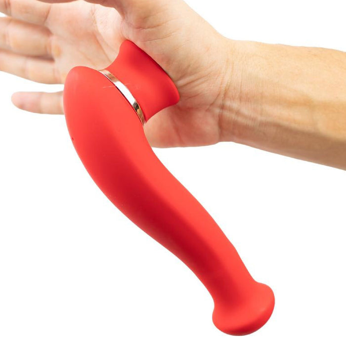 Destiny Red Powerful Sucking Clitoral Stimulator with Tongue | Betty's BTB Shop Destiny Red Powerful Sucking Clitoral Stimulator with Tongue | Betty's BTB Shop