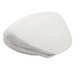 White Dame Pillo positioning wedge pillow with a smooth, ergonomic foam shape and removable fabric cover.