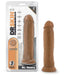 Dr. Henry 9.5 Inch Silicone Dildo - Mocha