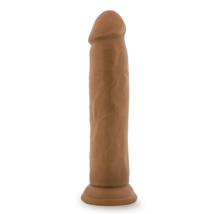 Dr. Henry 9.5 Inch Silicone Dildo - Mocha