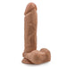 Dr. Julian Long Thick 9 Inch Silicone Dildo - Mocha