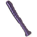 Echo Long Handled Silicone Dildo - Amethyst