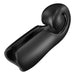 The Evo Rolling Penis Masturbator features a sleek, modern design in black with a smooth, glossy finish. It's crafted from medical-grade silicone with spiral details and an ergonomic shape for enhanced comfort and style.