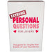 The Extreme Personal Questions for Lovers game comes in a white box with bold pink and red text, heart icons, and the tagline "The game for couples that breaks all your boundaries." Perfectly intimate for your next date night.