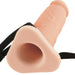 Fantasy X-tensions 8 Inch Silicone Hollow Strap-On Penis Extension - Vanilla