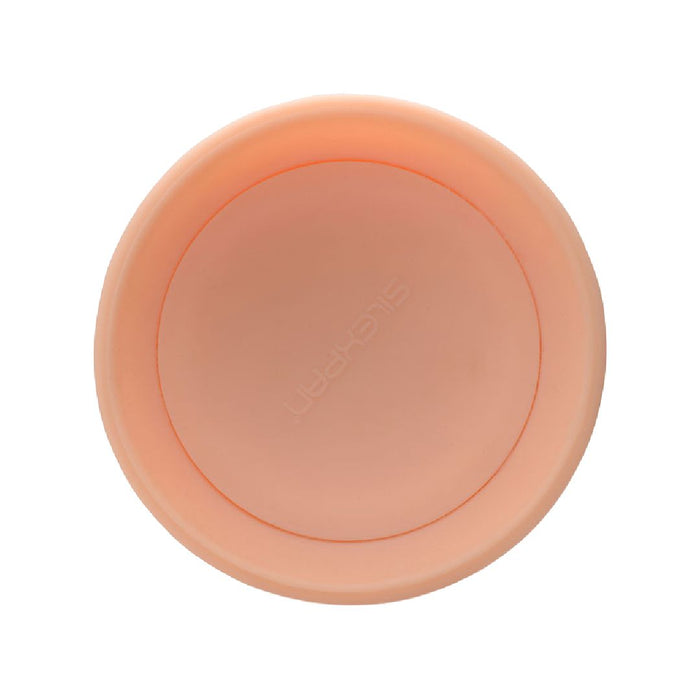 Fleshstixxx 6 Inch Bendable Silicone Dildo - Vanilla view of suction cup base