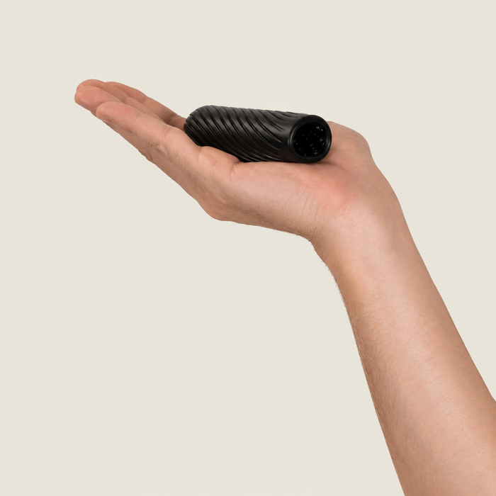 Ghost Discreet Reversible Silicone Pocket Stroker - Black