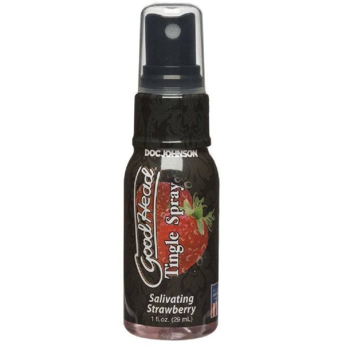 GoodHead Oral Sex Strawberry Flavored Tingle Spray 1 fl oz