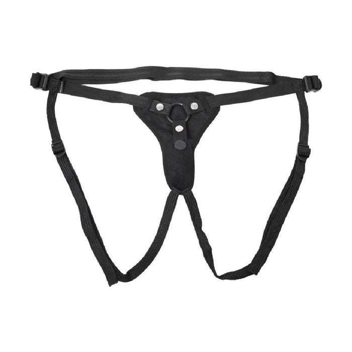 Hidden Pocket Strap On With Remote Control Vibrator by Sportsheets