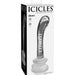 Icicles No 88 Glass G-Spot and P-Spot Dildo with Suction Cup
