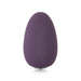 The Je Joue Mimi Clitoral and External Vibrator in purple is an egg-shaped personal massager with a smooth surface and a small base. The brand name "Je Joue" is engraved near the bottom. This USB rechargeable device has a simple, modern design, offers multiple vibration speeds, and appears to be made of silicone.